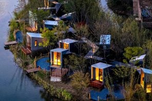 Elevated Eco-Retreat In China Uses A Disorienting Corridor To Create A Immersive Living Experience