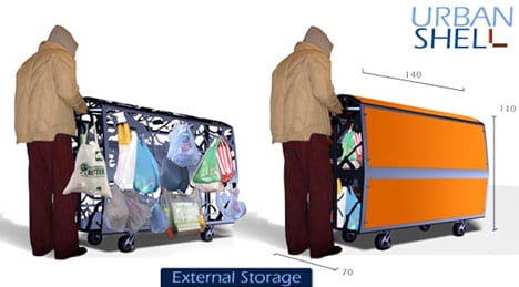 Urban Shell – Shelter for Homeless by Agustin Otegui
